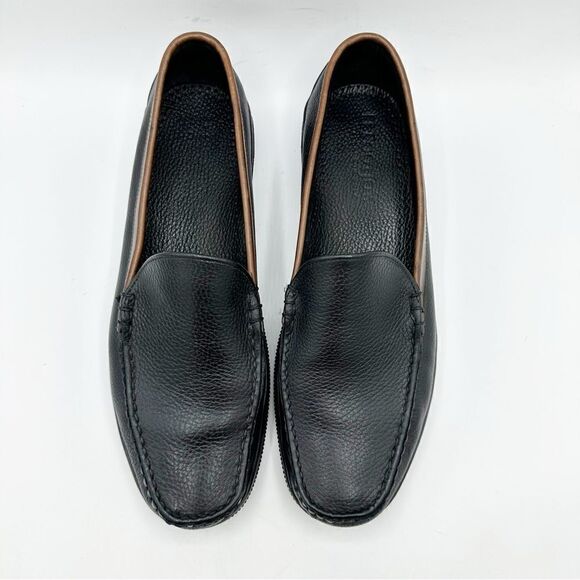 Footjoy‎ Club Casual Brown/Black Pebbled Leather Driving Moc Men's Size 12 C - Picture 5 of 15